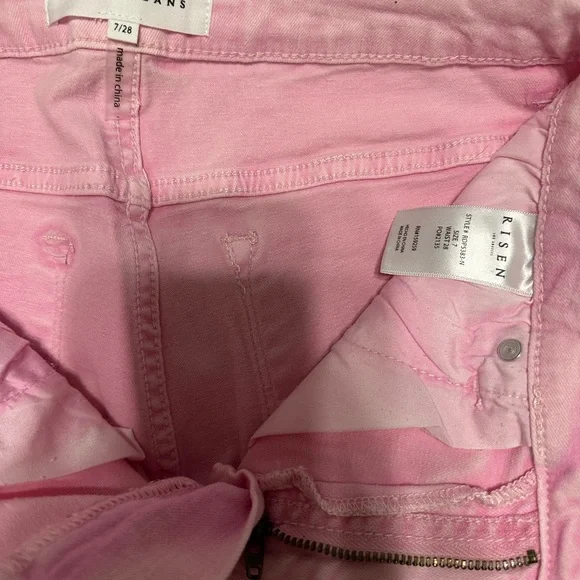 NWT RISEN Emilia High Waist Acid Wash Wide Leg Jean - Picture 4 of 6